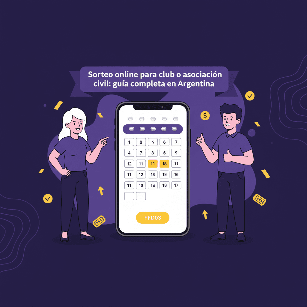 Sorteo online para club o asociación civil: guía completa en Argentina