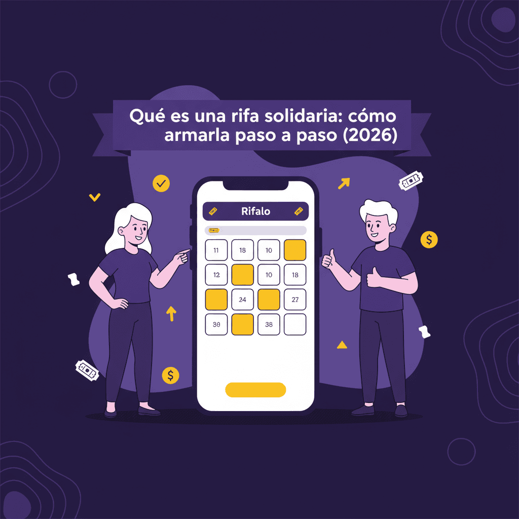 Qué es una rifa solidaria: cómo armarla paso a paso (2026)